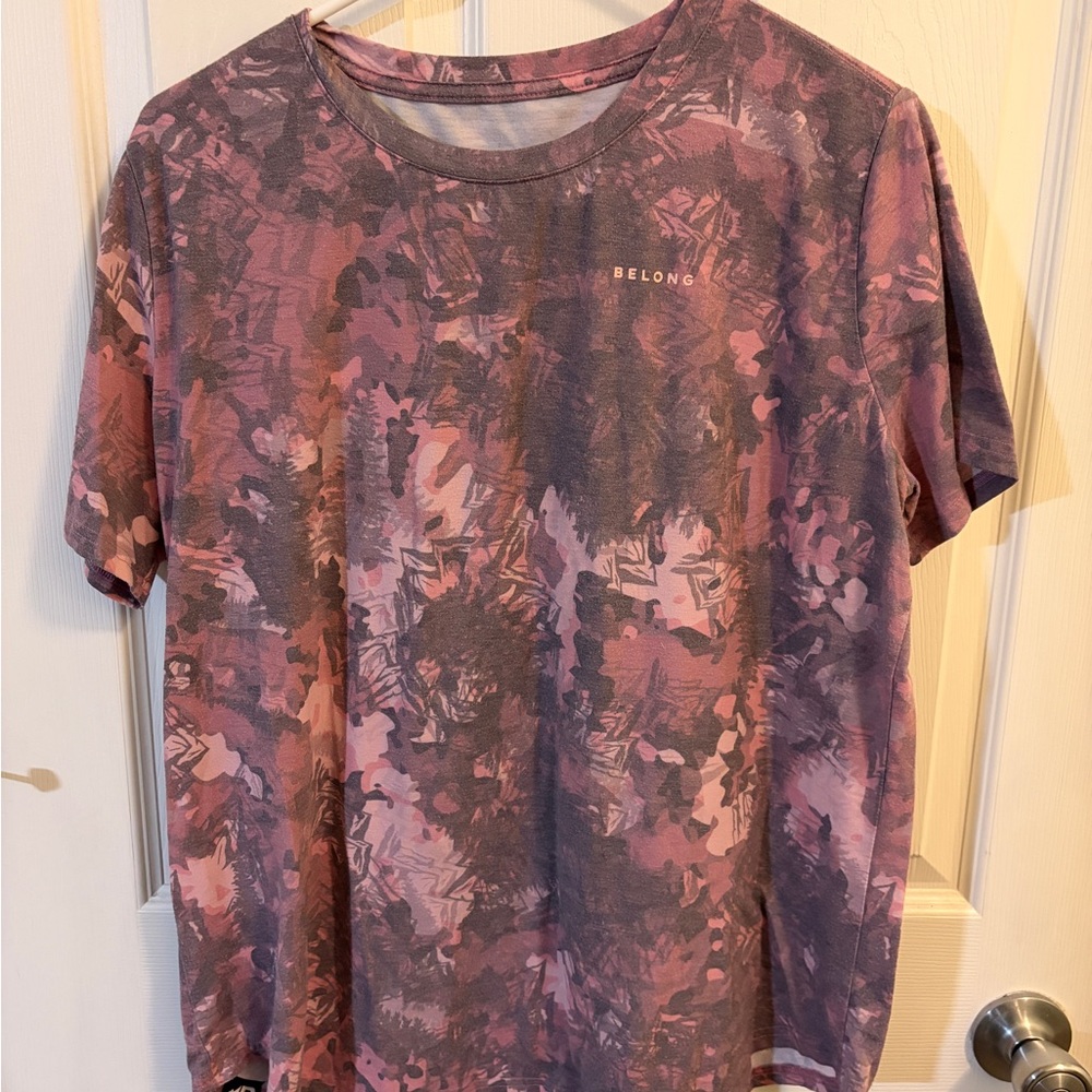Women's Short Sleeve Tee - Pink and Purple